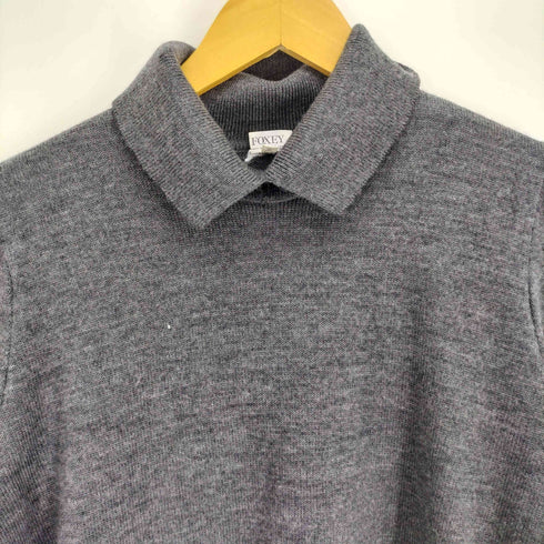 フォクシー FOXEY ウール タートルネックニット レディース FREE