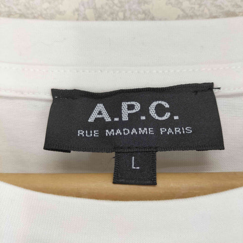 アーペーセー A.P.C. ワンポイントロゴプリント クルーネックカットソー メンズ import:L