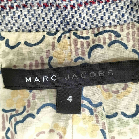 マークジェイコブス MARC JACOBS ウール100チェックチェスターコート レディース 4