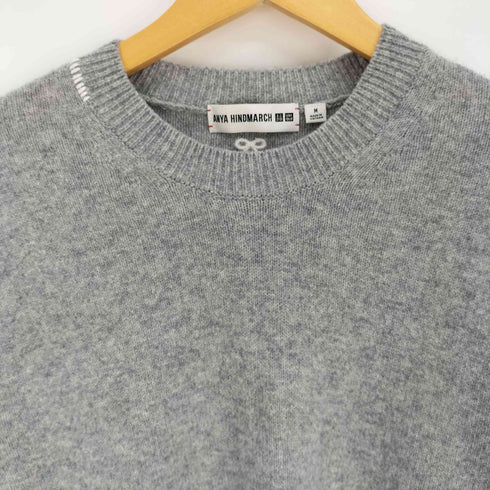 アニヤハインドマーチ ANYA HINDMARCH プレミアム ラム クルーネック セーター ニット レディース JPN:M