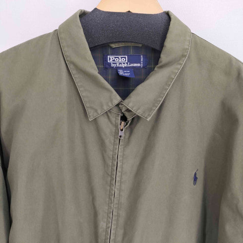 ポロバイラルフローレン Polo by RALPH LAUREN 90S ポニー刺繍 スイングトップ 裏地チェック メンズ