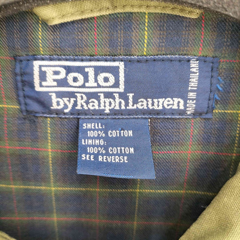 ポロバイラルフローレン Polo by RALPH LAUREN 90S ポニー刺繍 スイングトップ 裏地チェック メンズ