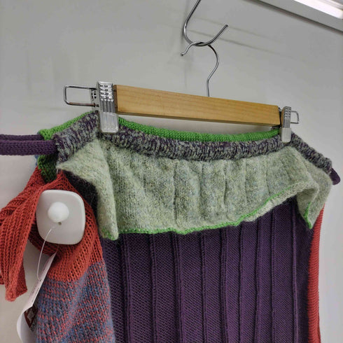 YOKO TAKESHITA パッチワーク ニットスカート レディース FREE