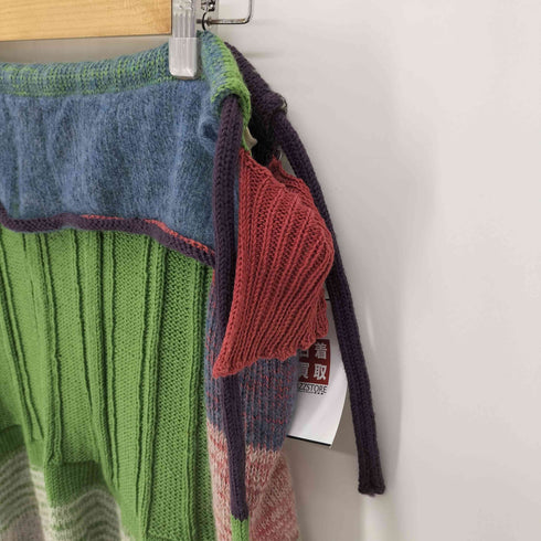 YOKO TAKESHITA パッチワーク ニットスカート レディース FREE