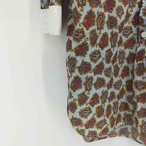 ジュンヤワタナベコムデギャルソンマンピンク JUNYA WATANABE COMME des GARCONS MAN PINK ペイズリー クレリック ロングシャツ メンズ import:M