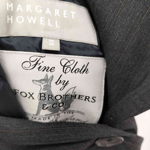 マーガレットハウエル MARGARET HOWELL FOX BROTHERS 2B シングル テーラードジャケット & スカート セットアップ レディース ジャケット: 3 / スカート: 3