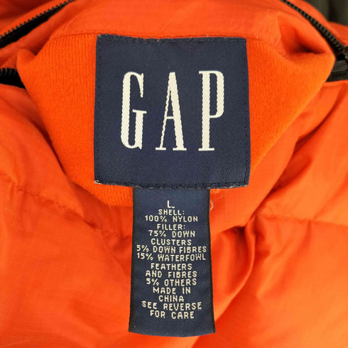 ギャップ Gap 00S リバーシブル ドローコード付き ダウンべスト メンズ import:L