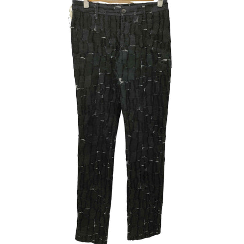 イッセイミヤケ ISSEY MIYAKE 03SS パッチワーク テーパードパンツ レディース JPN:1