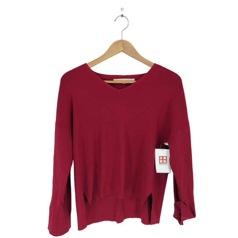 ジユウク 自由区 Vネックレーヨン混ニット レディース 38