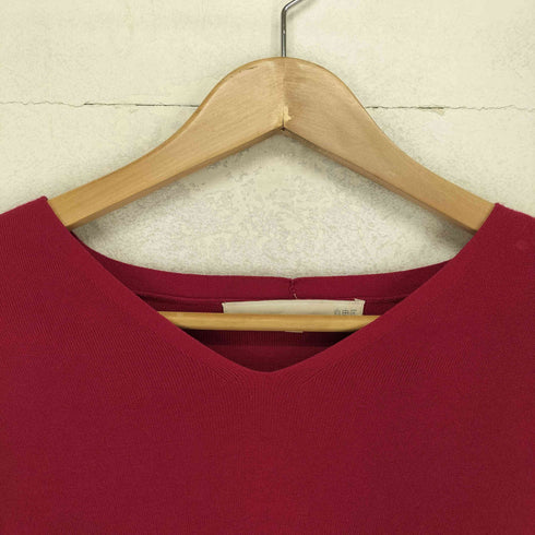 ジユウク 自由区 Vネックレーヨン混ニット レディース 38