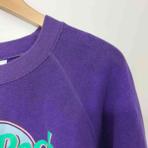 ヘインズ Hanes 90s USA製 ハードロックカフェ サンフランシスコ ラグラン スウェット レディース import:M