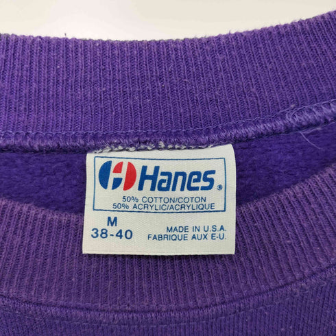 ヘインズ Hanes 90s USA製 ハードロックカフェ サンフランシスコ ラグラン スウェット レディース import:M