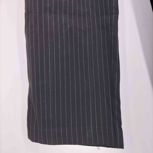 SIMPLE PROJECT 裾ジップ ピンストライプ ストレートスラックス メンズ L