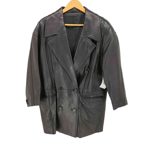 ジェイアール J&R ダブルブレスト レザー コート レディース JPN:M