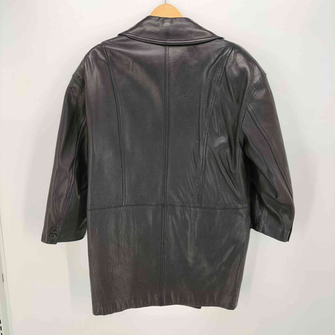 ジェイアール J&R ダブルブレスト レザー コート レディース JPN:M