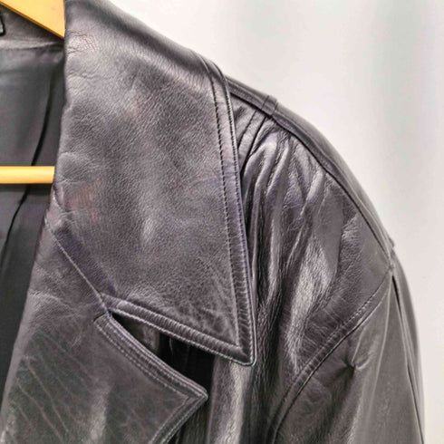 ジェイアール J&R ダブルブレスト レザー コート レディース JPN:M