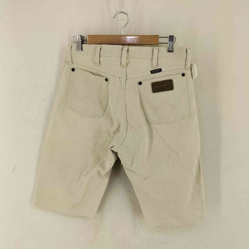 ラングラー Wrangler USA製 ホワイト デニム ショーツ リメイク メンズ 32