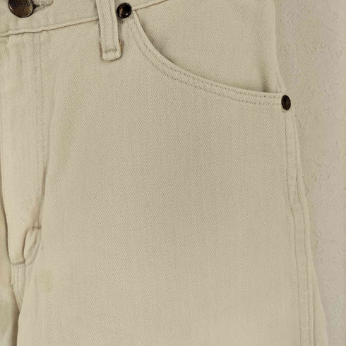 ラングラー Wrangler USA製 ホワイト デニム ショーツ リメイク メンズ 32