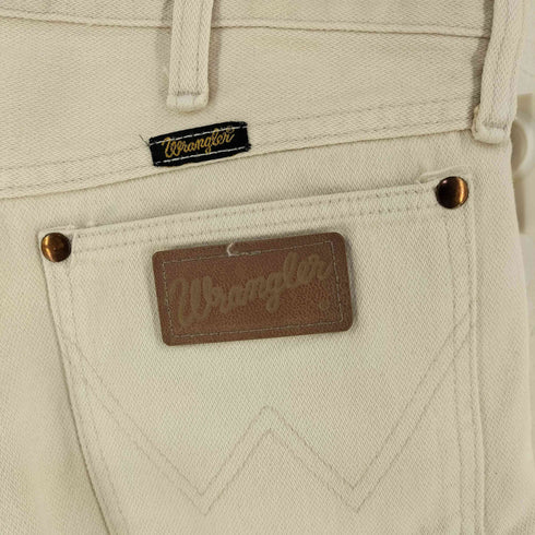 ラングラー Wrangler USA製 ホワイト デニム ショーツ リメイク メンズ 32