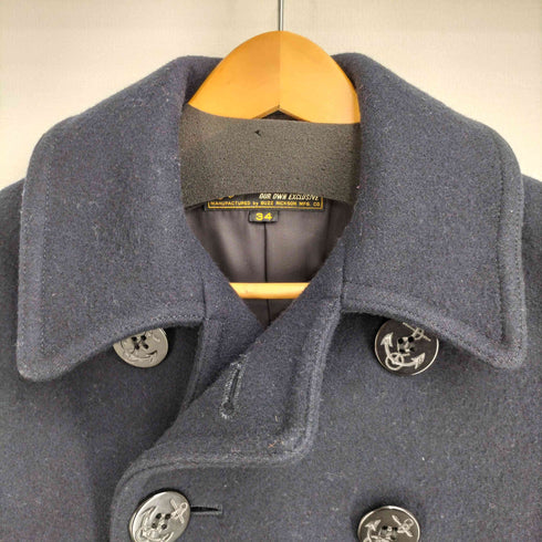 バズリクソンズ BUZZ RICKSONS UNITED CARR ウールメルトン Pコート メンズ US:34