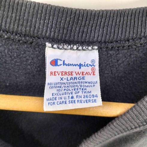 チャンピオン Champion 90S USA製 REVERSE WEAVE リバースウィーブ ALL SPORT NCAA プリント クルーネック スウェット メンズ import:XL