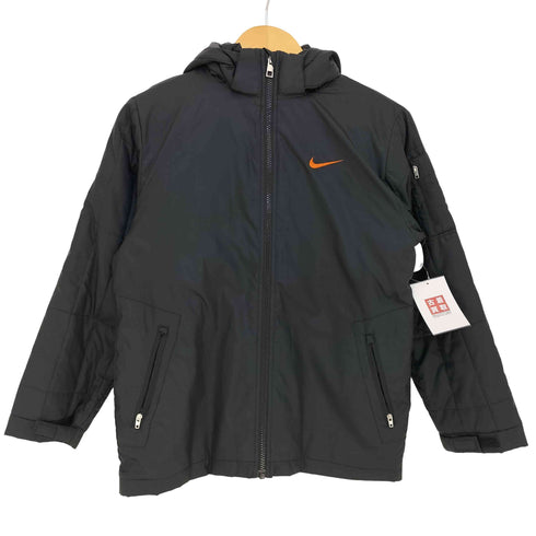ナイキ NIKE ロゴ刺繍 裏地キルティング フード付き ウォームジャケット メンズ JPN:M