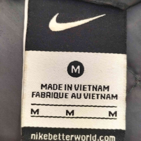 ナイキ NIKE ロゴ刺繍 裏地キルティング フード付き ウォームジャケット メンズ JPN:M