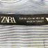 ザラ ZARA L/S ストライプ シャツ レディース US M