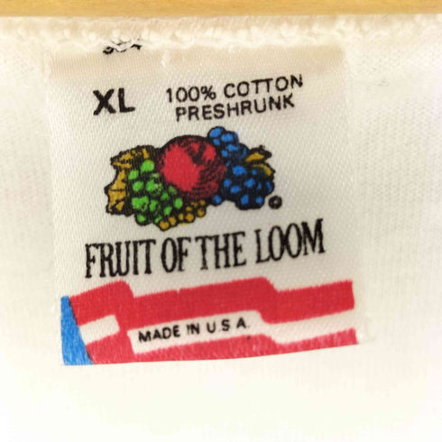 フルーツオブザルーム FRUIT OF THE LOOM 90S USA製 両面プリント タンクトップ メンズ import:XL