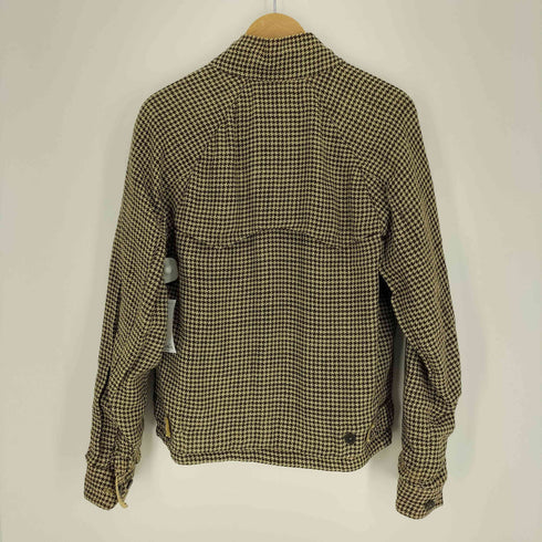ポロラルフローレン POLO RALPH LAUREN 千鳥格子 ハウンドトゥース リバーシブル ハリントン ジャケット メンズ import:M