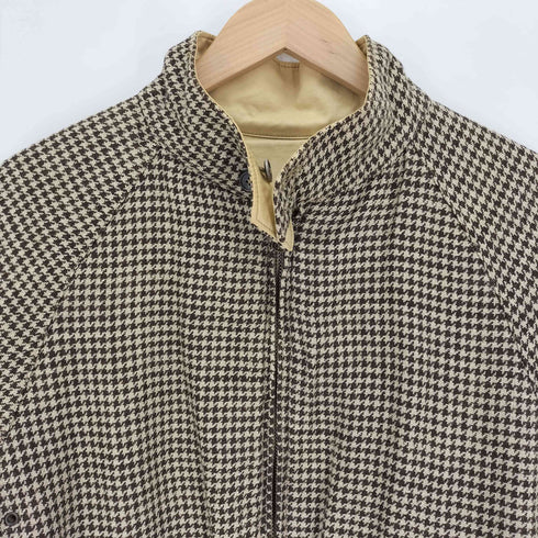 ポロラルフローレン POLO RALPH LAUREN 千鳥格子 ハウンドトゥース リバーシブル ハリントン ジャケット メンズ import:M