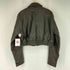 ザラ ZARA クロップドフェイクレザージャケット レディース US L