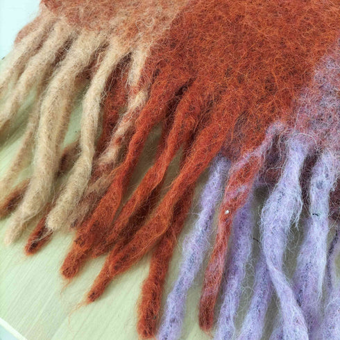 アクネストゥディオズ ACNE STUDIOS モヘアチェックスカーフ レディース