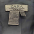ザラ ZARA ウール×レザー テーラードジャケット レディース import:M