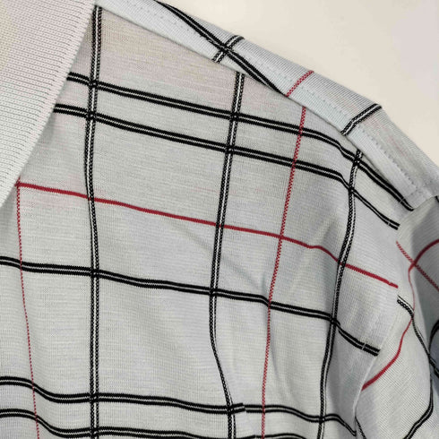 バーバリーロンドン BURBERRY LONDON ホース刺繍 チェック ポロシャツ レディース import:L