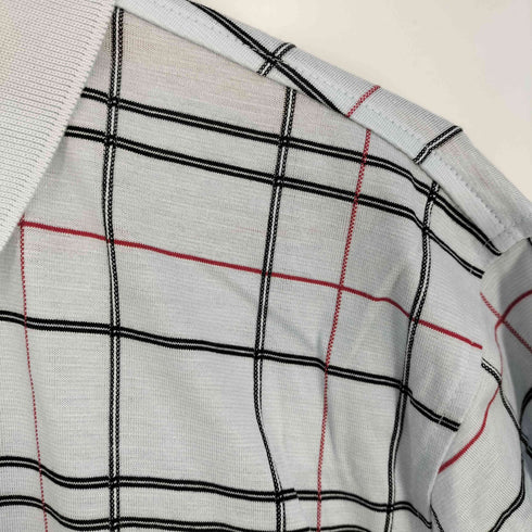 バーバリーロンドン BURBERRY LONDON ホース刺繍 チェック ポロシャツ レディース import:L