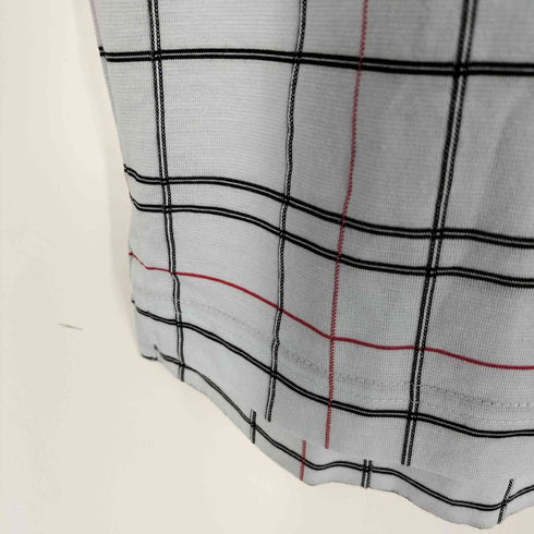 バーバリーロンドン BURBERRY LONDON ホース刺繍 チェック ポロシャツ レディース import:L