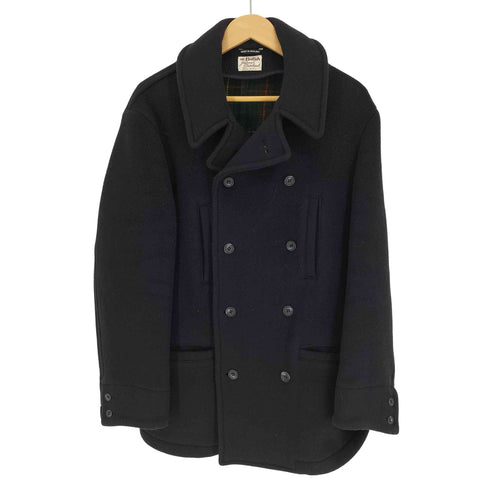 ジャーナルスタンダード JOURNAL STANDARD British 英国製 ダブル ウール ナイロン混 ステンカラー コート タータンチェック ライナー付き メンズ JPN:L