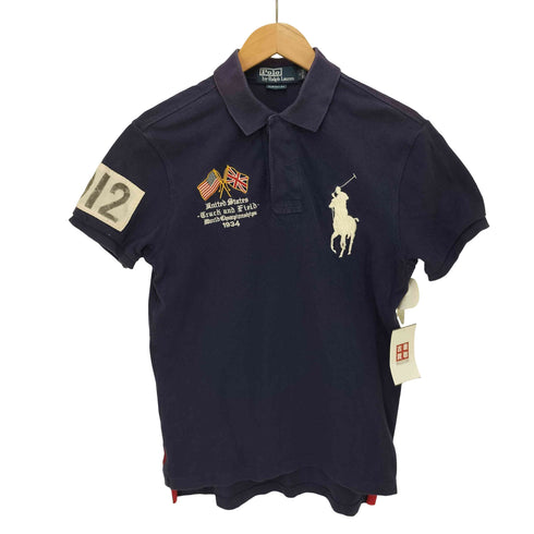 ポロバイラルフローレン Polo by RALPH LAUREN ビックポニー刺繍 ナンバリング 鹿の子ポロシャツ メンズ JPN:M