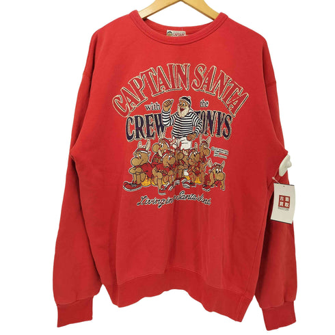 キャプテンサンタ CAPTAIN SANTA フロントプリントクルーネックスウェット メンズ import:L