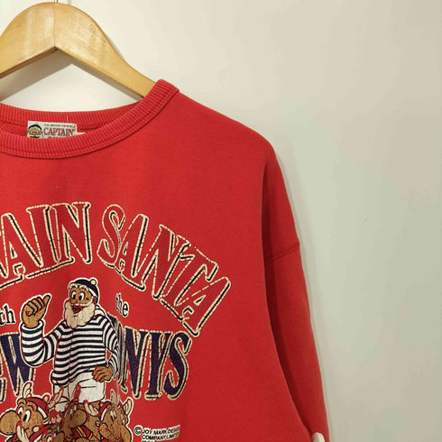 キャプテンサンタ CAPTAIN SANTA フロントプリントクルーネックスウェット メンズ import:L