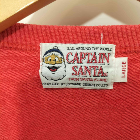 キャプテンサンタ CAPTAIN SANTA フロントプリントクルーネックスウェット メンズ import:L