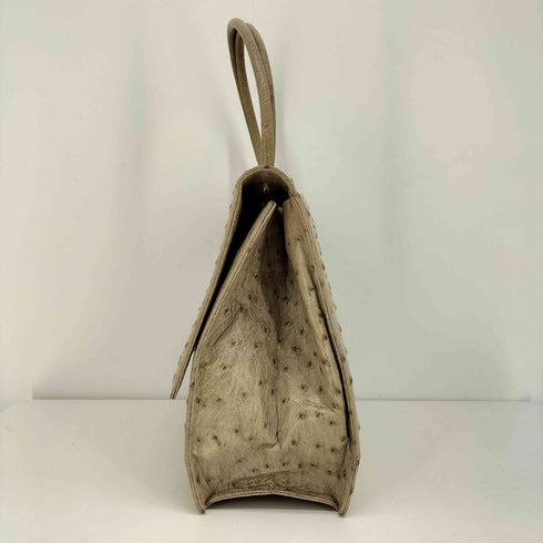 modell royal オーストリッチ レザーハンドバッグ レディース