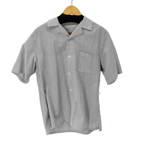 デンハム DENHAM ストライプ コットン半袖シャツ メンズ import:S