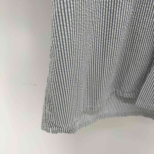 デンハム DENHAM ストライプ コットン半袖シャツ メンズ import:S