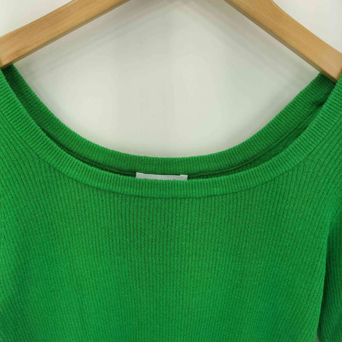 ビューティーアンドユースユナイテッドアローズ BEAUTY & YOUTH UNITED ARROWS ブークレラウンドネック5分袖プルオーバー レディース