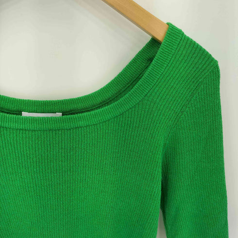 ビューティーアンドユースユナイテッドアローズ BEAUTY & YOUTH UNITED ARROWS ブークレラウンドネック5分袖プルオーバー レディース