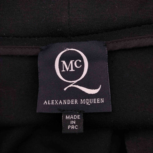 マックキューバイ アレキサンダーマックイーン McQ Alexander McQueen レーヨン ナイロン ストレッチ ジップポケット スキニー スウェット パンツ メンズ XS