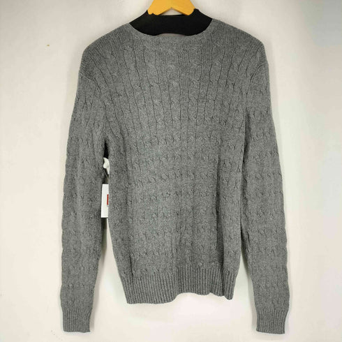 ポロバイラルフローレン Polo by RALPH LAUREN スモールポニー刺繍 ケーブル Vネック ニット メンズ JPN:S