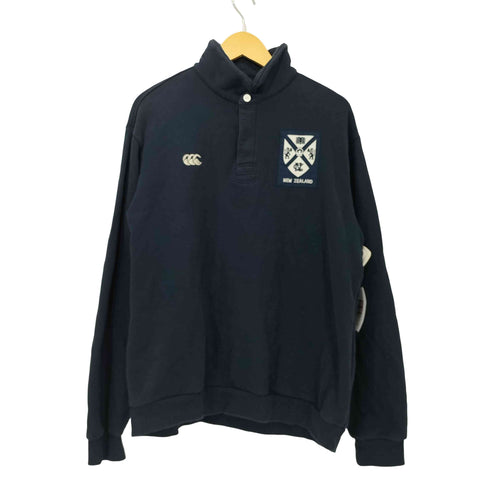 カンタベリー CANTERBURY ロゴ刺繍 ワッペンラガーシャツ メンズ XL